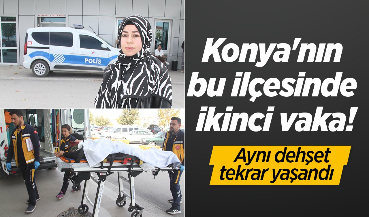 Konya’nın bu ilçesinde ikinci vaka! Aynı dehşet tekrar yaşandı 