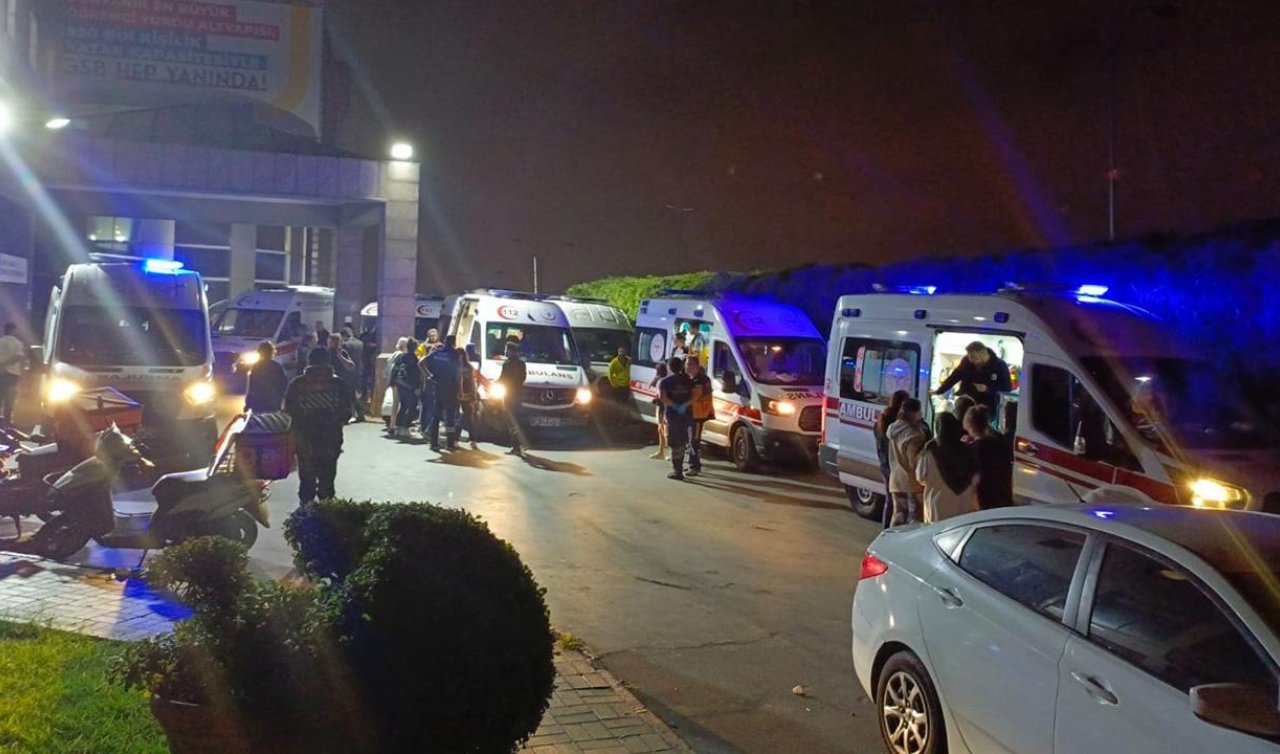 Öğrenci yurdunda zehirlenme: 60 öğrenci hastaneye kaldırıldı