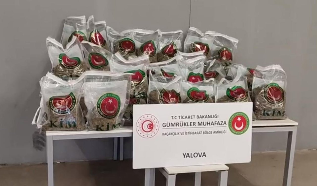 10 milyon lira değerinde 80 kilo esrar ele geçirildi
