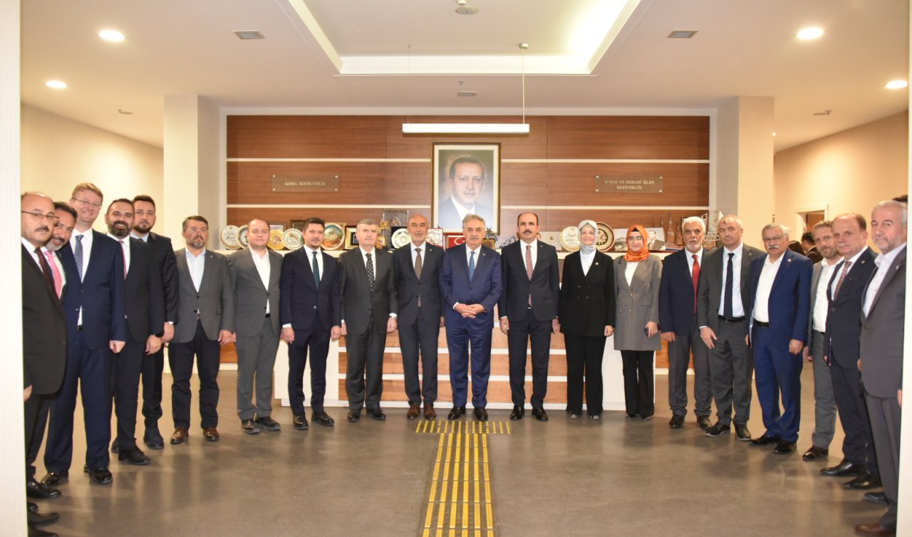 Başkan Altay’dan Milletvekilleri ve AK Parti İl Yönetimi genel başkan yardımcılarına ziyaret! 