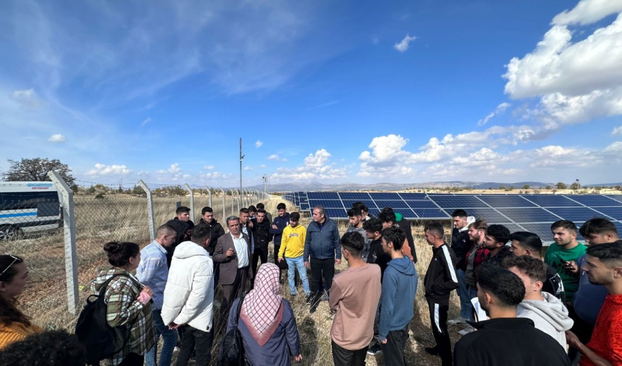Bozkır’da üniversite öğrencileri teknik geziye katıldı