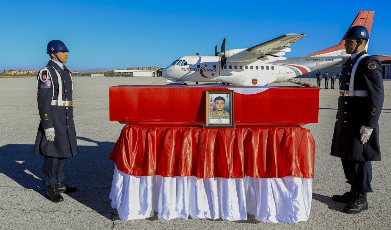 Şehit Samet Bektaş’ın naaşı törenle memleketine uğurlandı