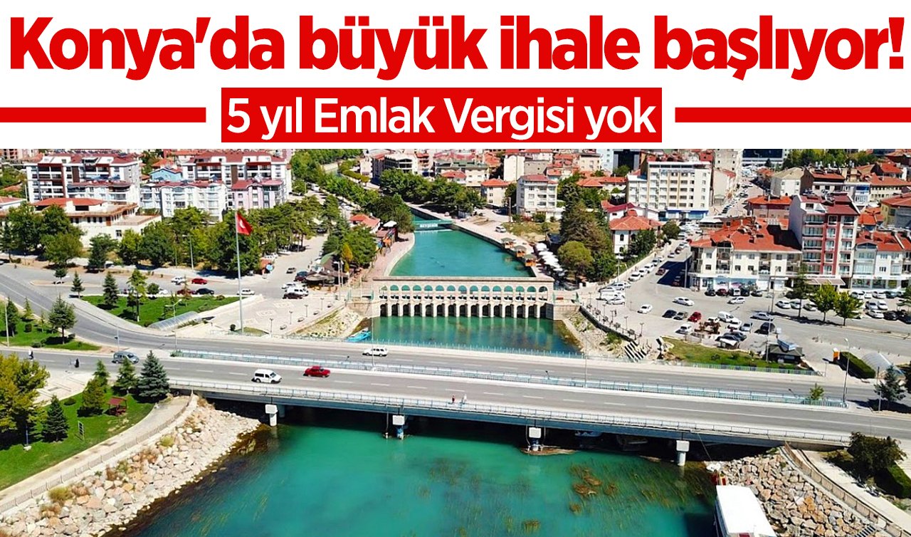 Konya’nın gölüyle ünlü güzel ilçesinde imarlı arsa satışı yapılacak! İhale 5 gün sürecek 