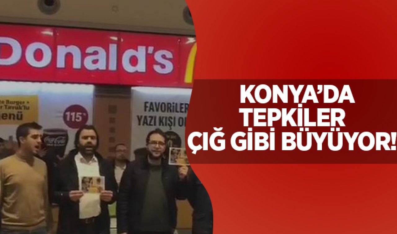 Konya’da İsrail’e destek veren firmalara tepkiler çığ gibi büyüyor!