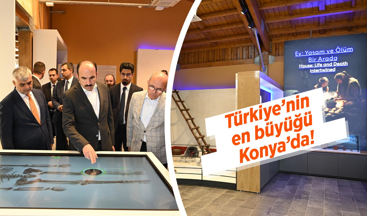 Türkiye’nin en büyüğü Konya’da! 9 bin yıl önceki tarih yaşatılıyor! 