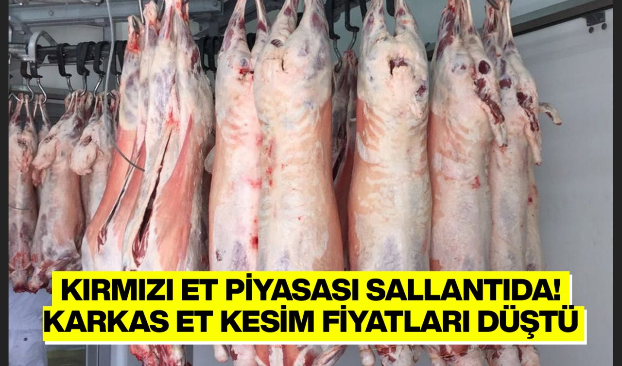  Et piyasası sallantıda! Karkas et kesim fiyatları düştü