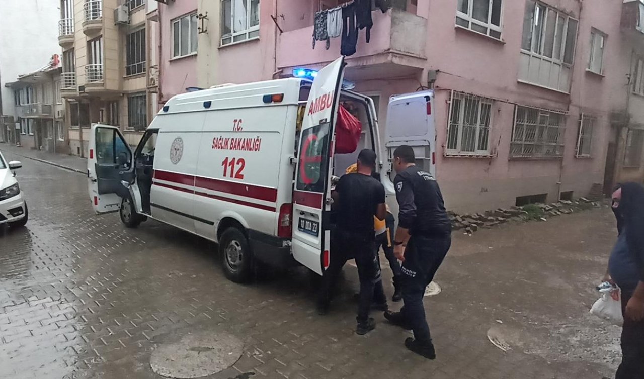  Elektrik kontağından çıkan yangında 4 kişi hastaneye kaldırıldı