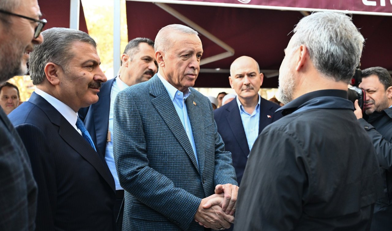  Cumhurbaşkanı Erdoğan Hacer Muhterem Coşan’ın cenazesine katıldı
