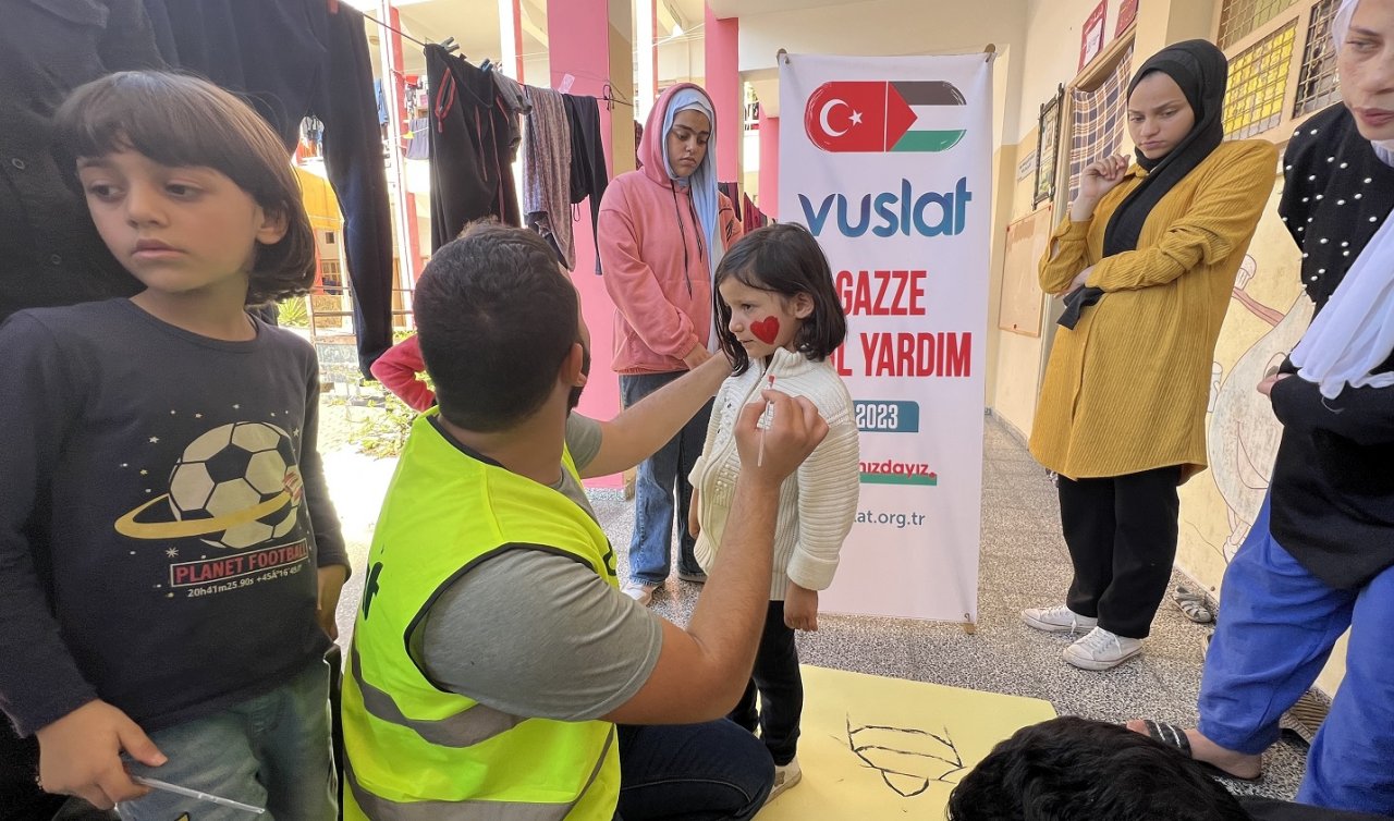 Vuslat Derneği Gazze’deki çocuklar için etkinlik düzenledi