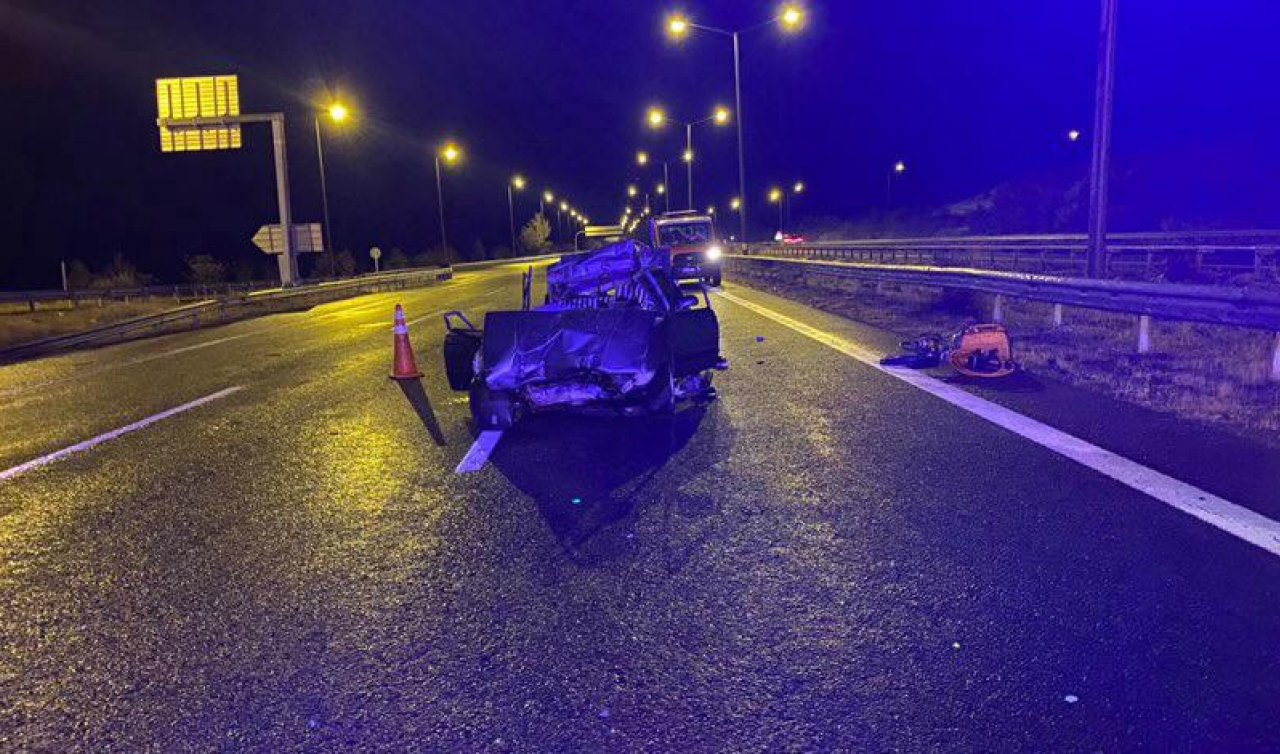 Otomobil TIR’a çarptı: 1 uzman çavuş öldü, 2 uzman çavuş yaralı