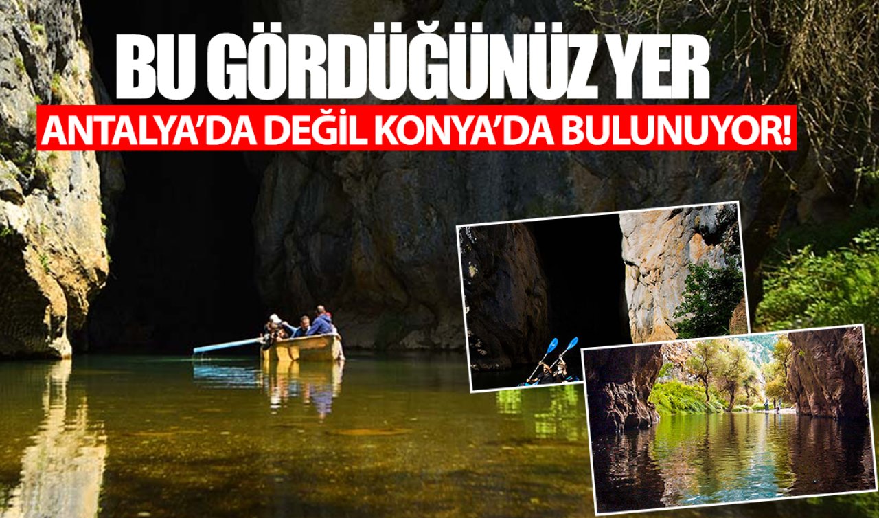 Burası Antalya değil Konya: Berrak ve temiz suyu sizi bekliyor