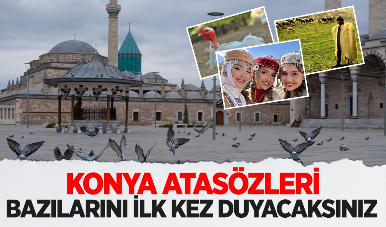 Konya atasözleri! Bazılarını ilk kez duyacaksınız
