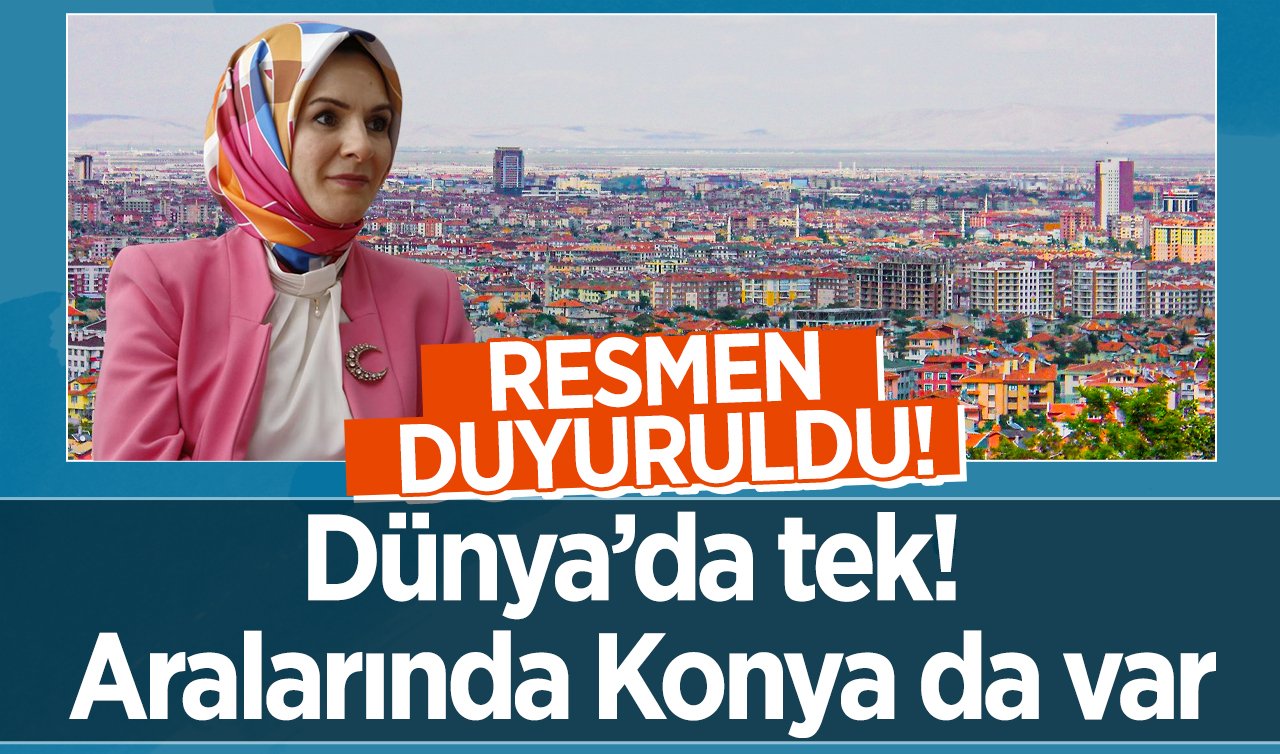 RESMEN DUYURULDU! Dünya’da tek! Aralarında Konya da var: 4 milyondan fazla kişi..