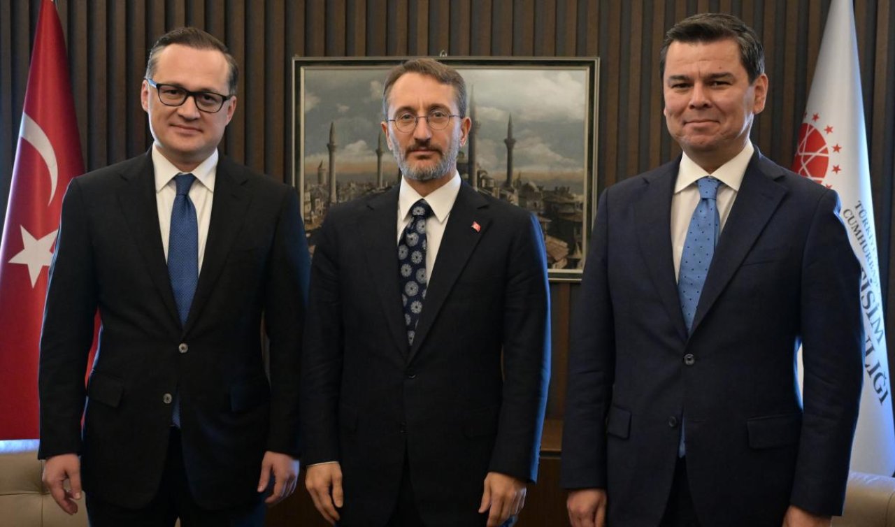İletişim Başkanı Altun, Özbekistan enformasyon heyetiyle bir araya geldi