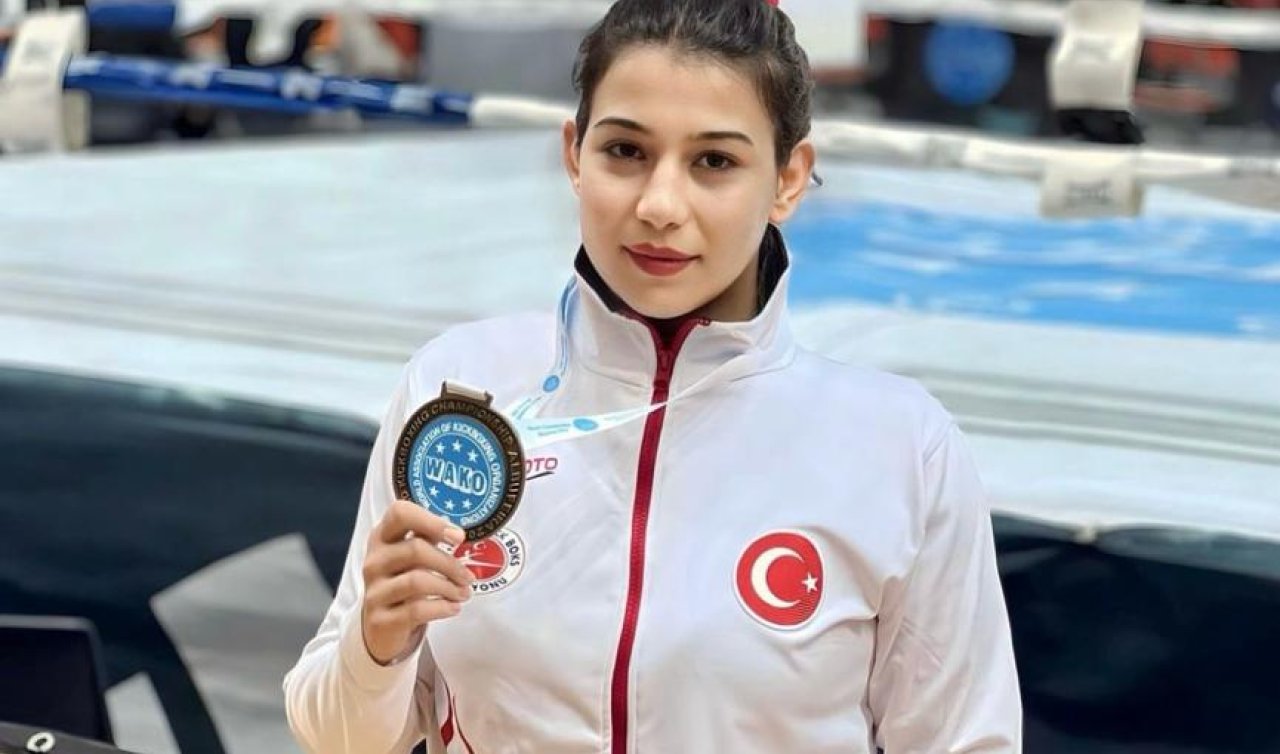 Meram Belediyesporlu Sabriye Gür dünya üçüncüsü oldu
