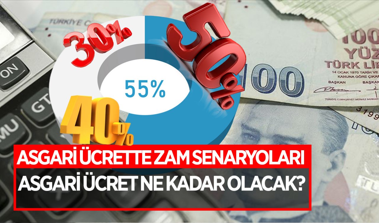 Asgari ücrette zam senaryoları! 2024 yılında asgari ücret ne kadar olacak?