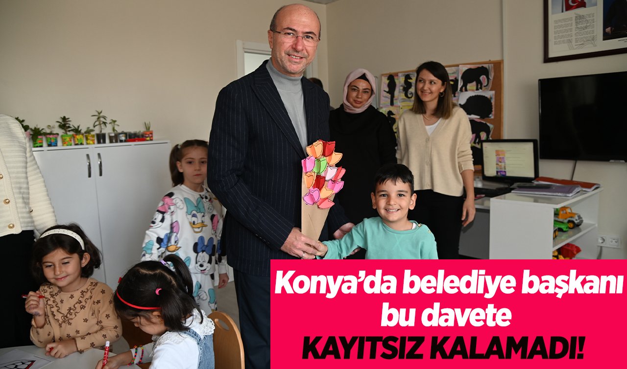Konya’da belediye başkanı bu davete kayıtsız kalamadı! Özel karşılama duygulandırdı