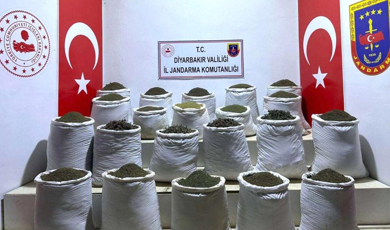 1 ton 148 kilogram esrar ele geçirildi