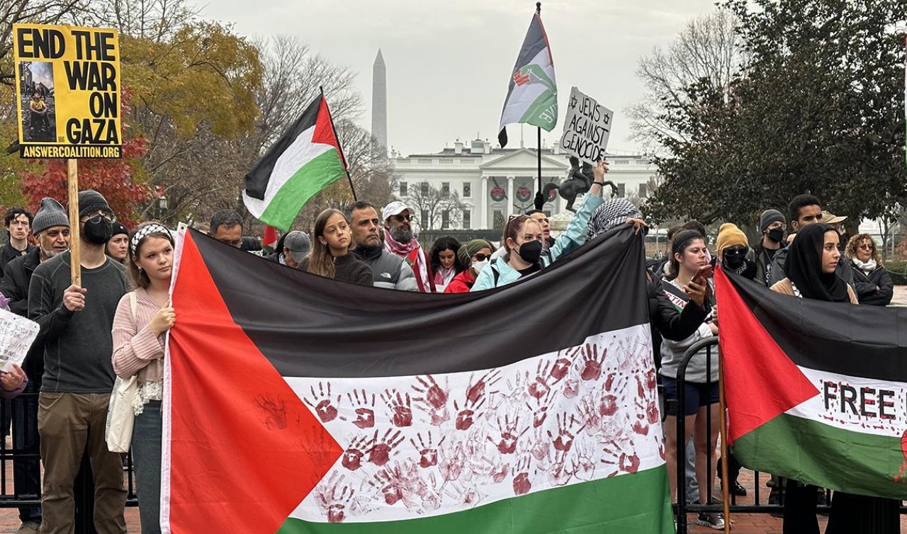 New York ve Washington’da İsrail’in Gazze’ye saldırıları protesto edildi