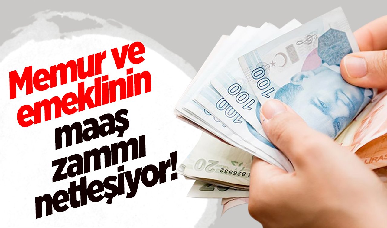 Memur ve emeklinin maaş zammı netleşiyor! 