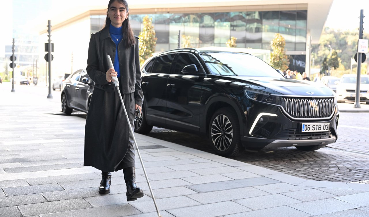Görme engelli Zülal TOGG için geliştirdiği uygulamayı anlattı