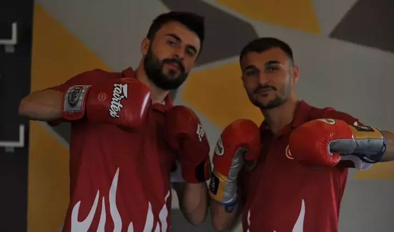 Kick boksta dünya şampiyonu olan kardeşler Birbirimizi döve döve şampiyon olduk! 
