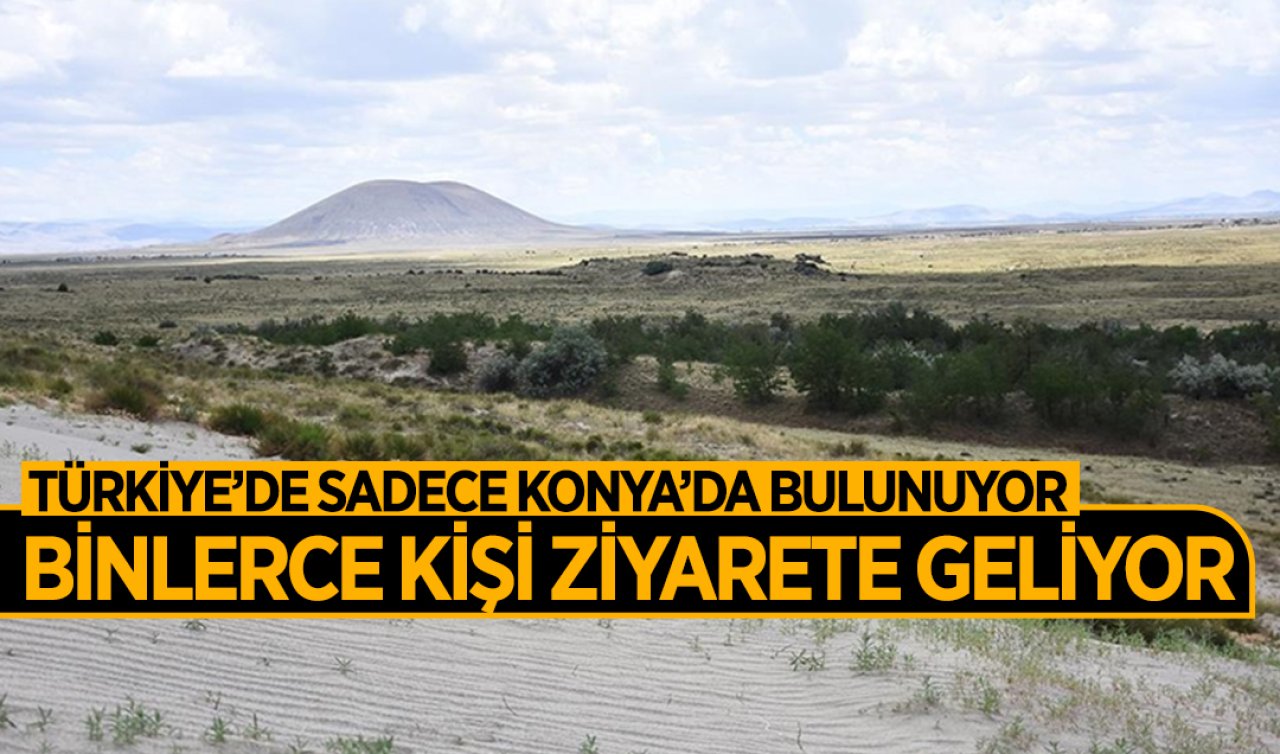 Türkiye’de sadece Konya’da var! Ankara, Karaman, Kayseri, Sivas, Antalya, Mersin, Afyon, Adana ve Niğde’den burayı görmeye geliyorlar