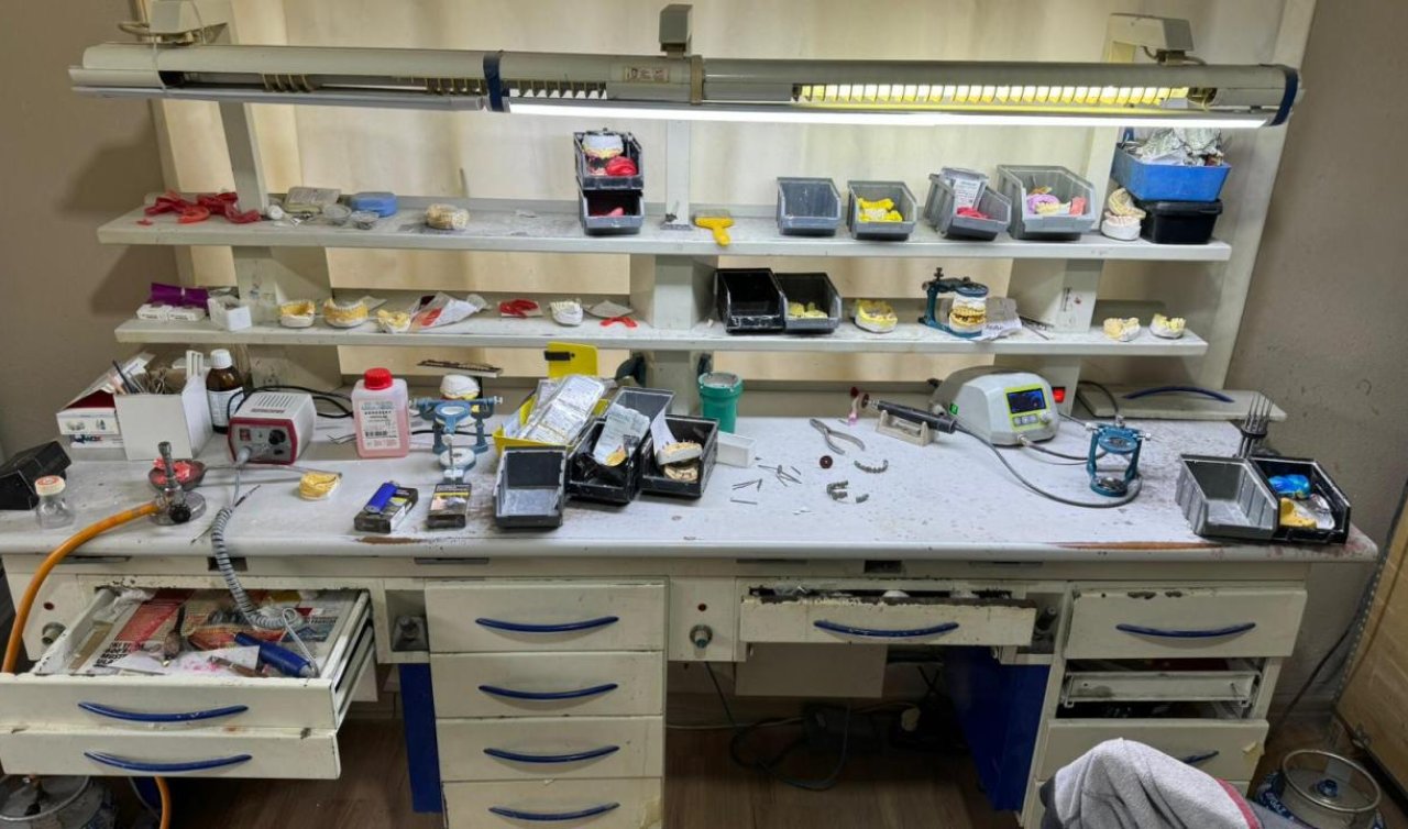 Kaçak diş laboratuvarına operasyon: 7 gözaltı