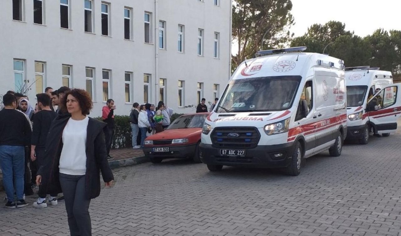 34 öğrenci gıda zehirlenmesi şüphesiyle hastaneye kaldırıldı