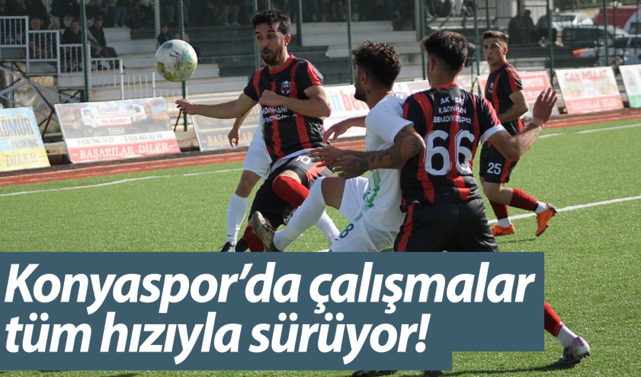 Konyaspor’da çalışmalar tüm hızıyla sürüyor! Samsun hazırlıkları nasıl gidiyor?