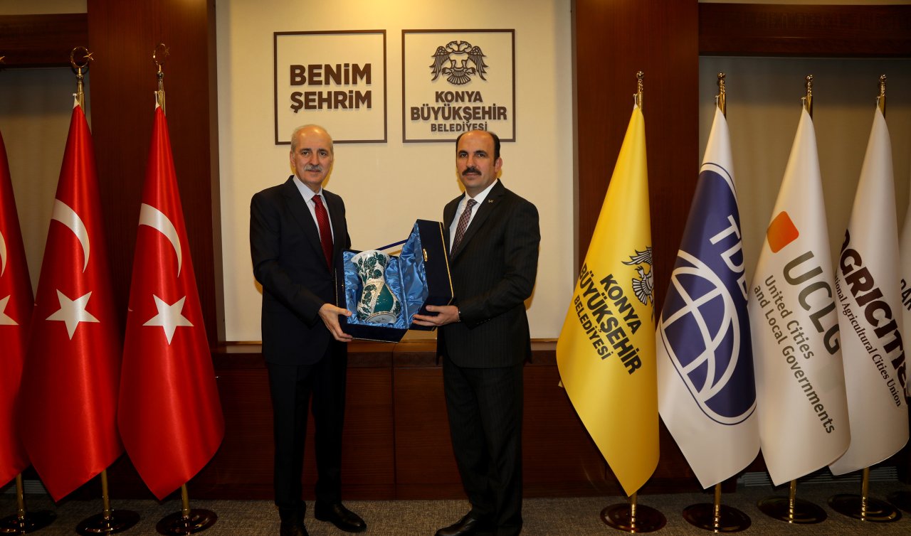 TBMM Başkanı Numan Kurtulmuş, Başkan Altay’ı ziyaret etti