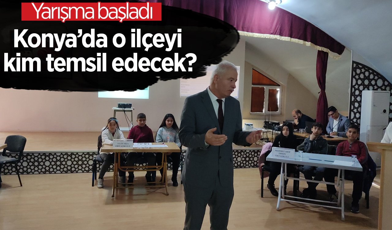 Konya’da o ilçeyi kim temsil edecek? Yarışma başladı: İYİ OLAN KAZANSIN! 
