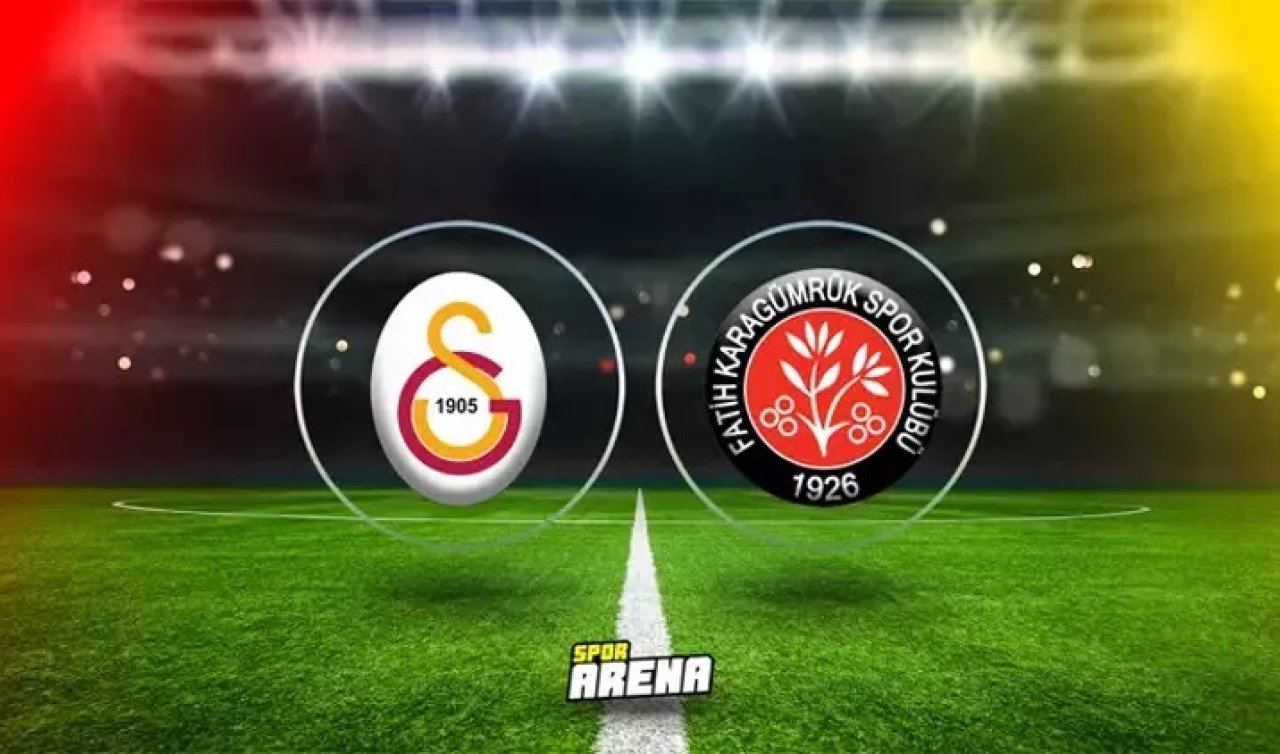  Fatih Karagümrük - Galatasaraya mağlup oldu! 
