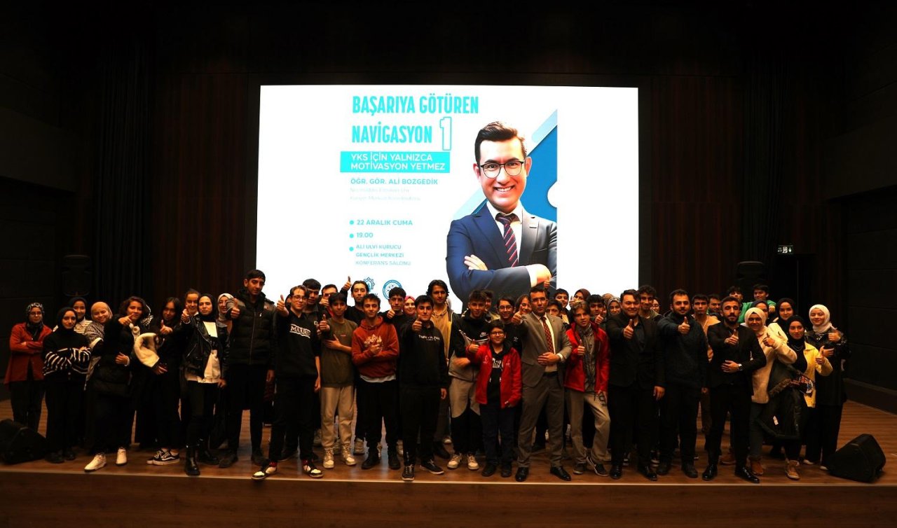 Konya’da YKS hazırlık öğrencileri için motivasyon seminerleri 
