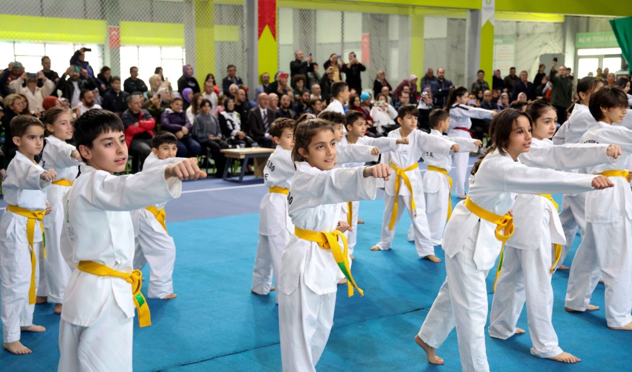Meram Belediyespor Taekwondocuları kuşak terfi heyecanı yaşadı