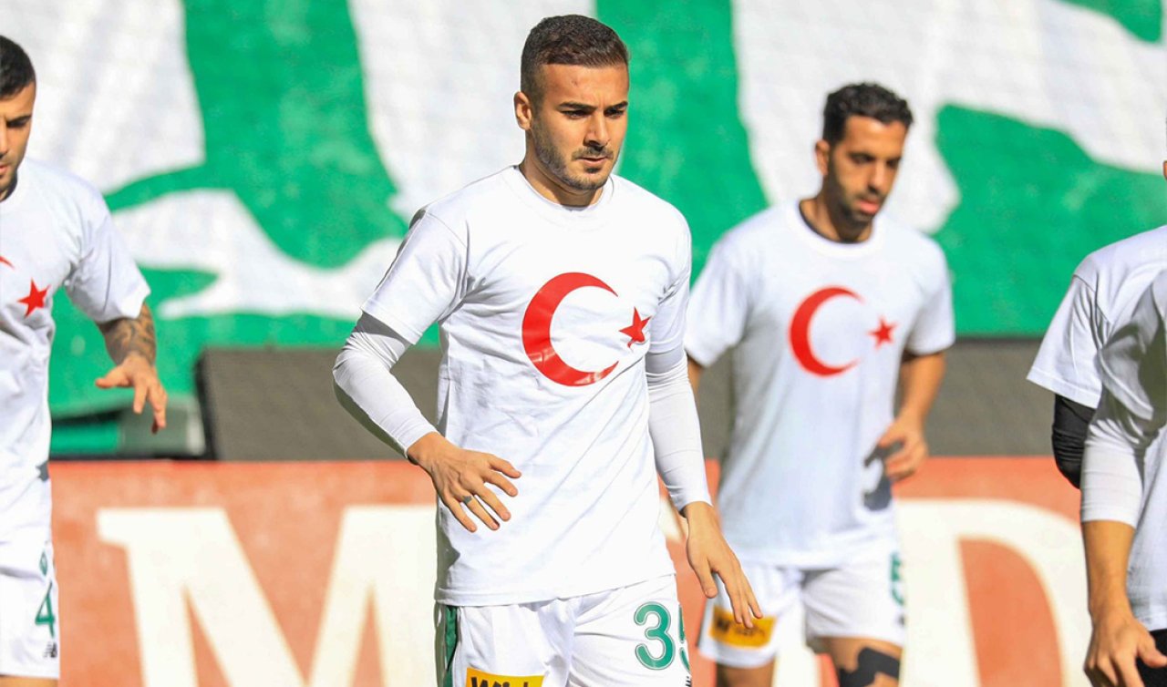 Konyaspor - Kayserispor maçında şehitlerimiz unutulmadı!