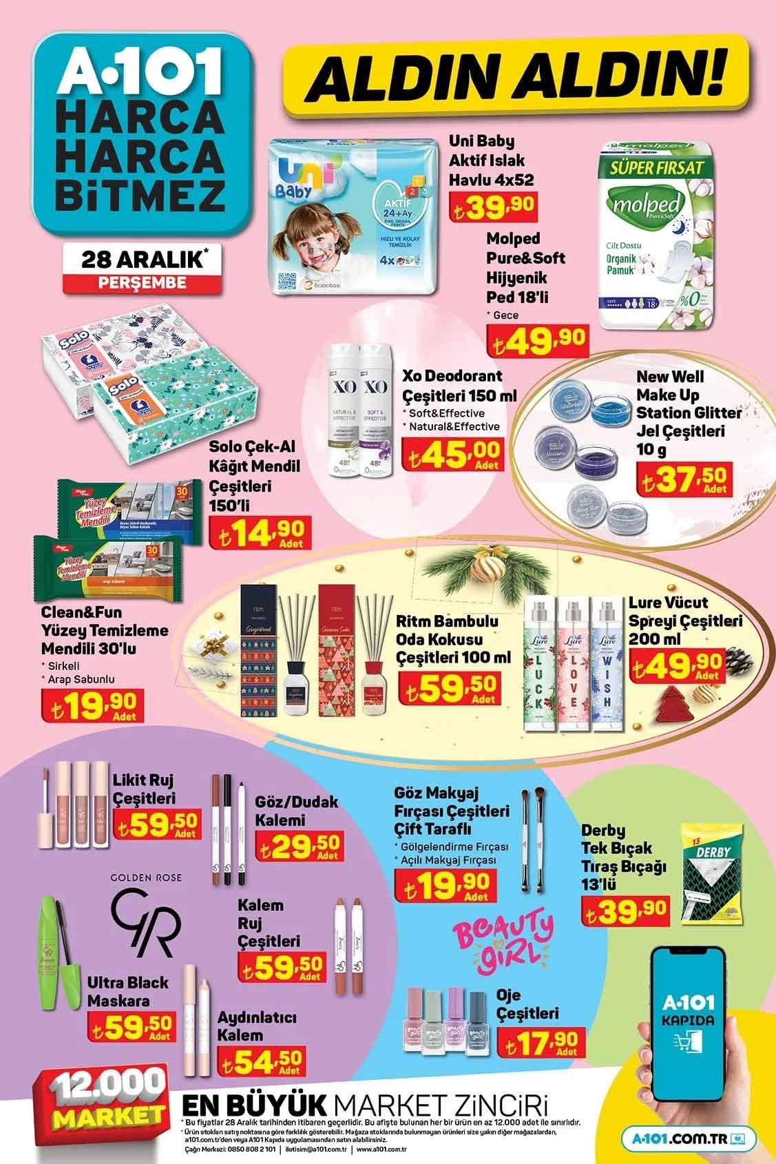A101 28 Aralık 2023 Perşembe Katalogu