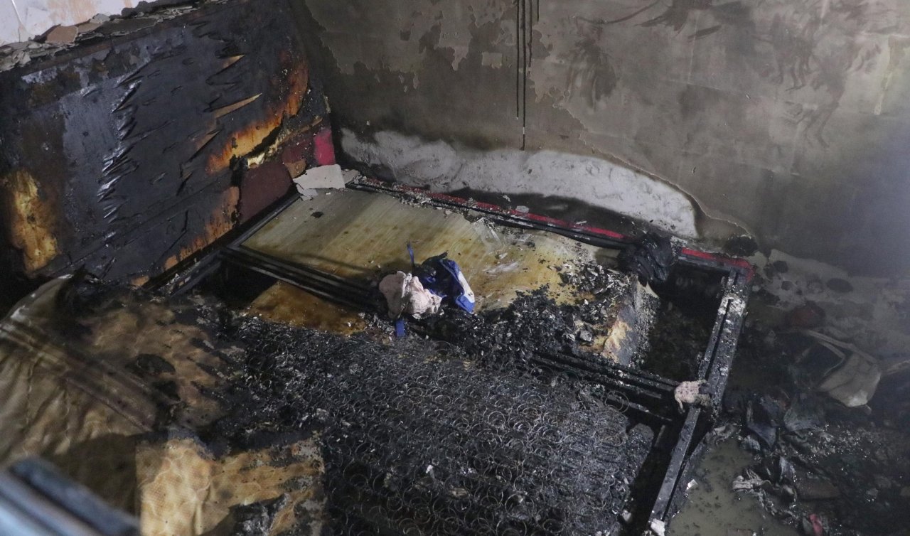 Elektrikli battaniyeden çıkan yangında bebek öldü! Kardeşi ile annesi yaralandı