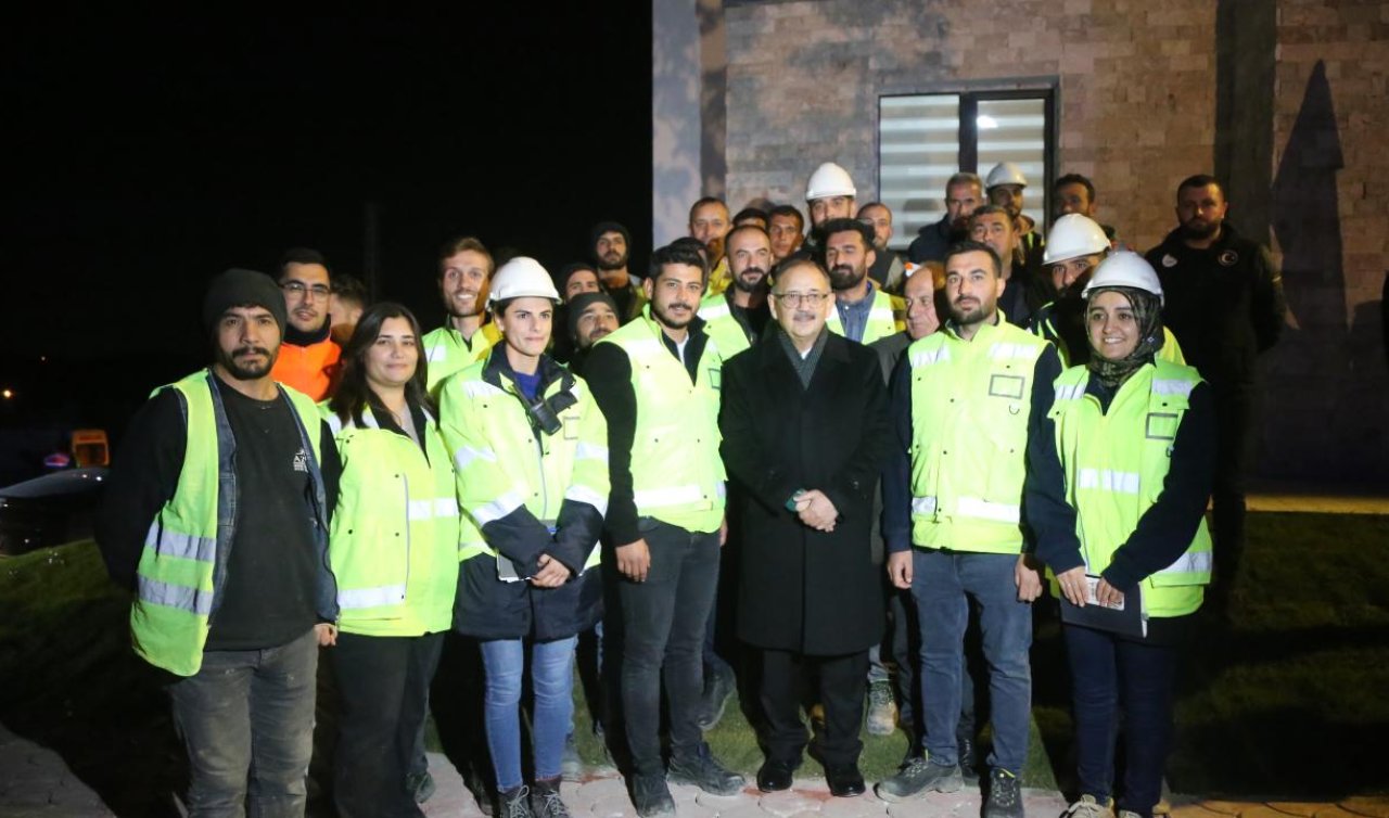 Bakan Özhaseki: 1000 konut şu anda hazır