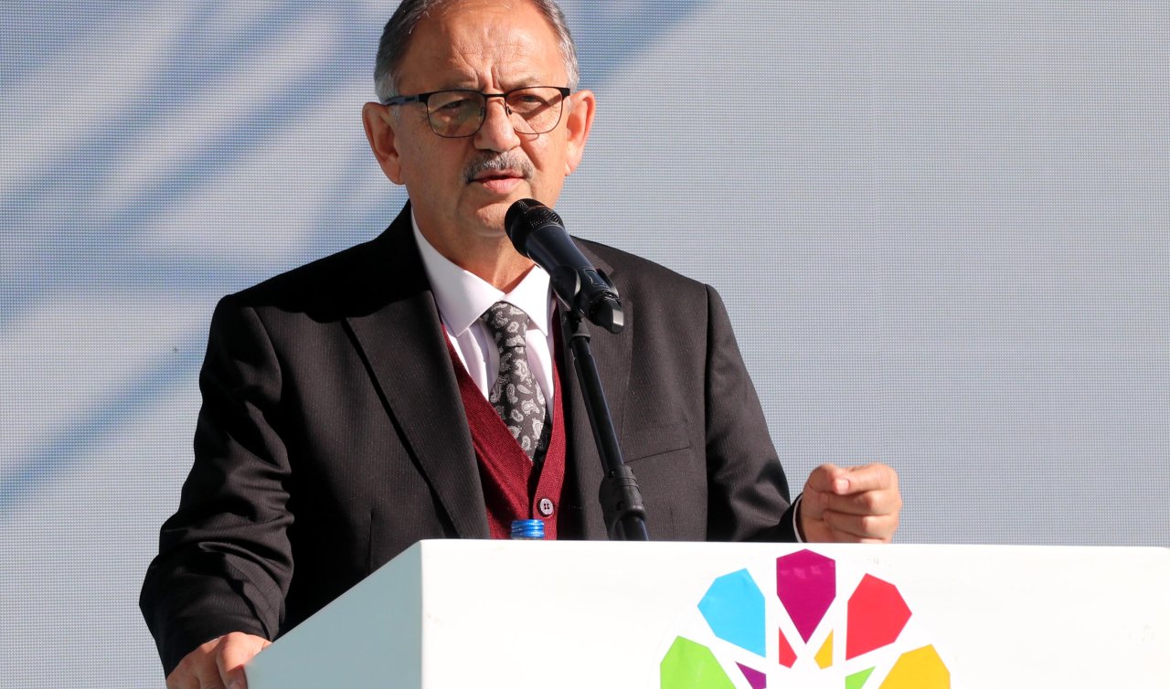 Bakan Özhaseki: Türkiye’de 500’e yakın hareketli fay hattı var