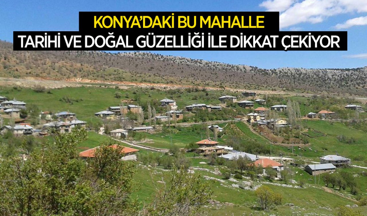 Konya’daki bu mahallede 40 hane var! Eskiden Bozkır ilçesine bağlıydı