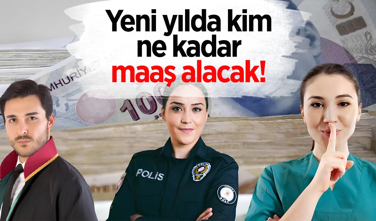 Yeni yılda kim ne kadar maaş alacak! Memur ve memur emeklisinin 6 aylık enflasyon farkı belli oldu: Öğretmen, doktor, polis..