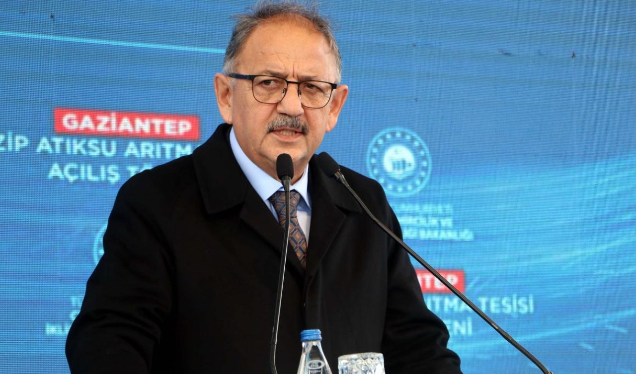 Bakan Özhaseki: Türkiye’de hareketli 485 fay hattı var tedbir almak gerekiyor