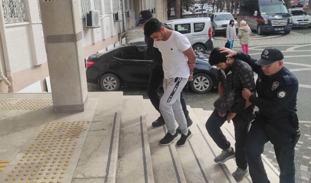 Konya’da motosiklet ve bisiklet hırsızlığı şüphelisi 2 kardeş tutuklandı 