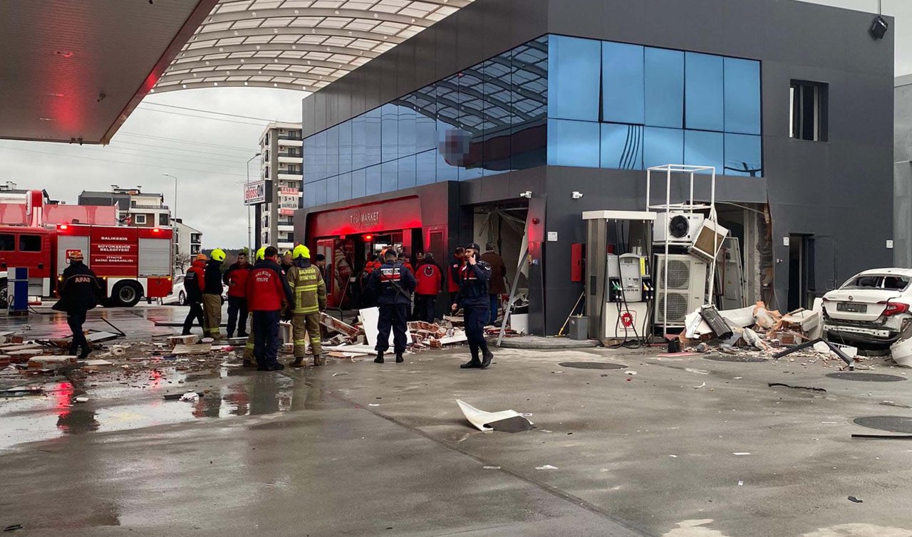  Akaryakıt istasyonunda patlama: 2 yaralı
