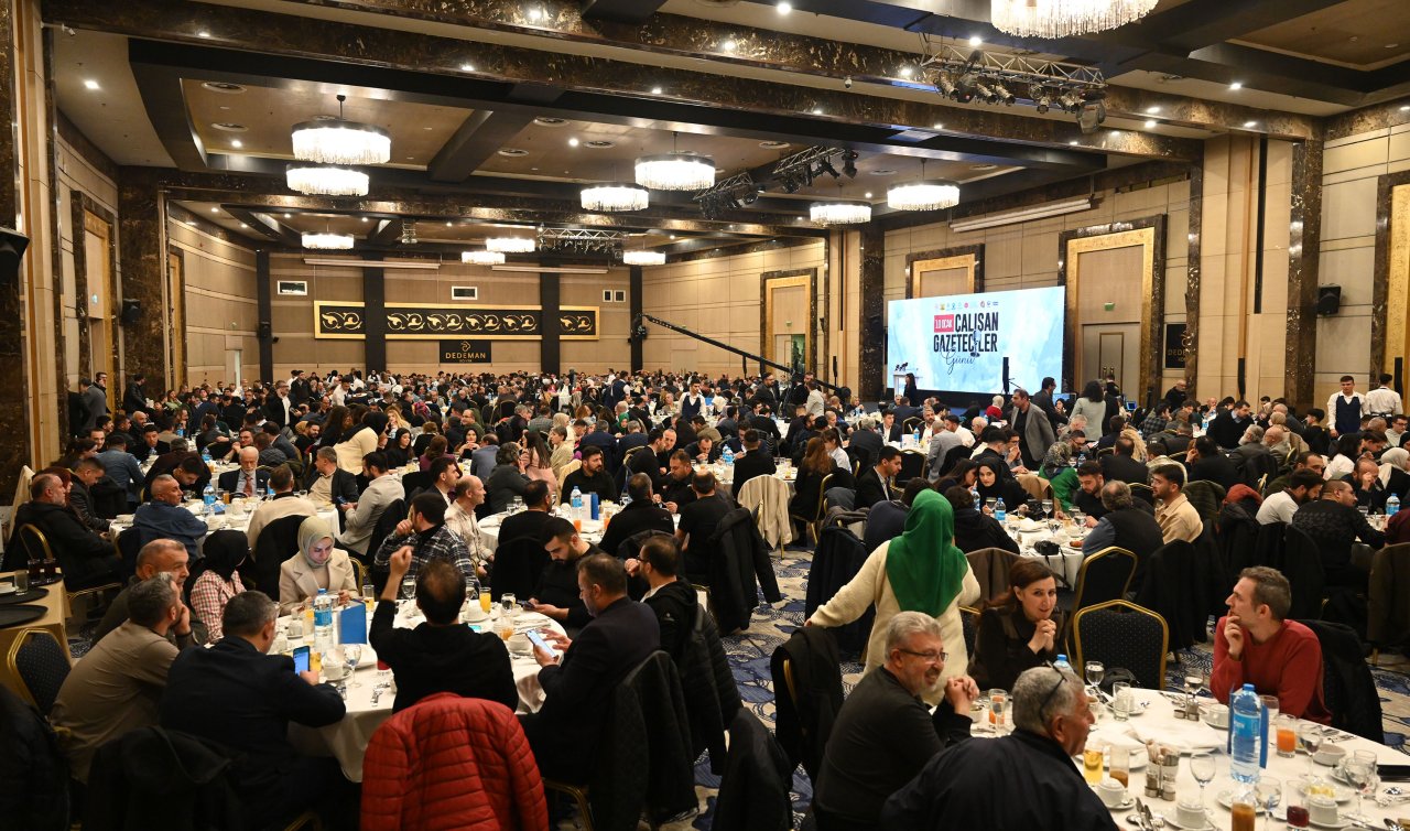 Konya’da basın-yayın çalışanları buluştu! 10 Ocak Çalışan Gazeteciler Günü kutlandı