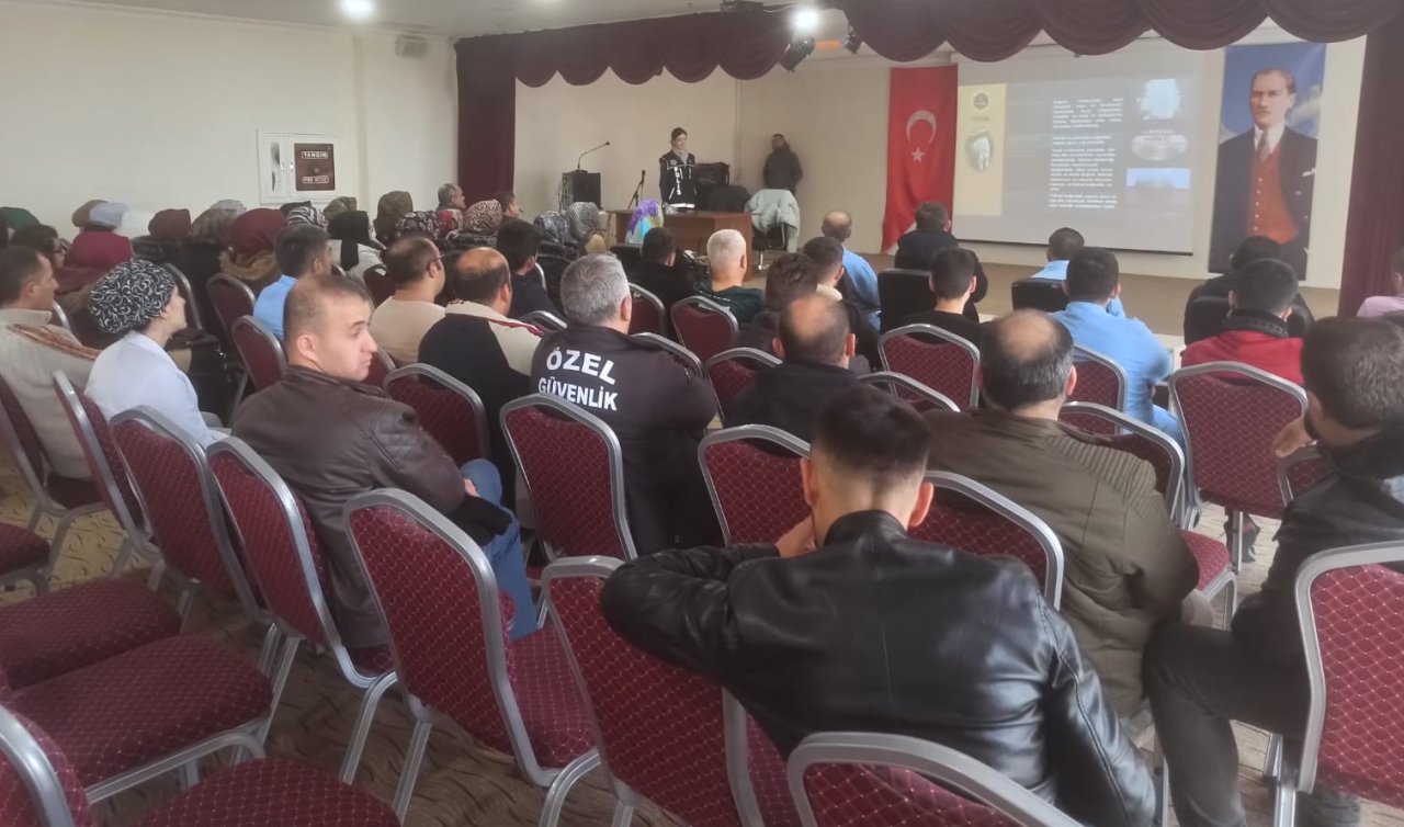 Beyşehir’de yurt görevlilerine uyuşturucuyla mücadelede farkındalık eğitimi verildi