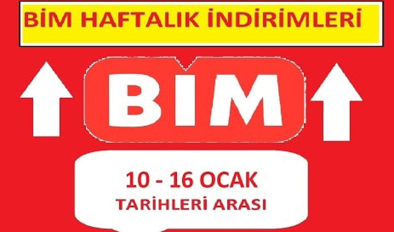 BİM 10-16 Ocak gıda indirimi başladı! Süt ve süt ürünleri 50 TL altında satışta!