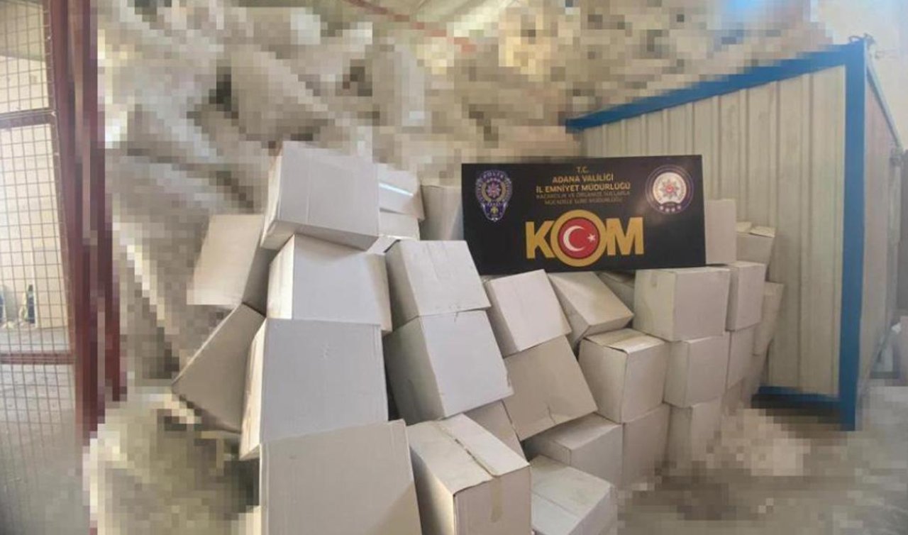 40 milyon 480 bin makaron ele geçirildi