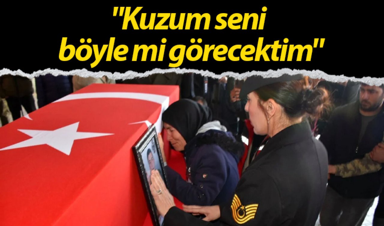 Şehit Piyade Kemal Batur son yolculuğuna uğurlandı: Cenazede yürek burkan anlar yaşandı..